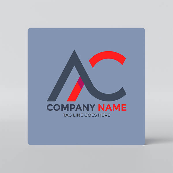 Full Pic Upload Design:  Square Shaped Business Acrylic Coaster