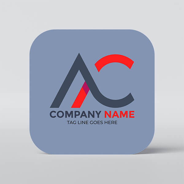 Full Pic Upload Design:  Squircle Shaped Business Acrylic Coaster