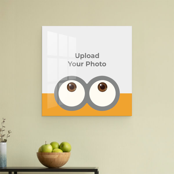 Custom I have Got Eyes On You Design: Square Acrylic Photo Frame with Image Printing – PrintShoppy Photo Frames