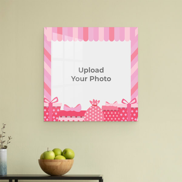Custom Kids Birthday Wishes: Square Acrylic Photo Frame with Image Printing – PrintShoppy Photo Frames