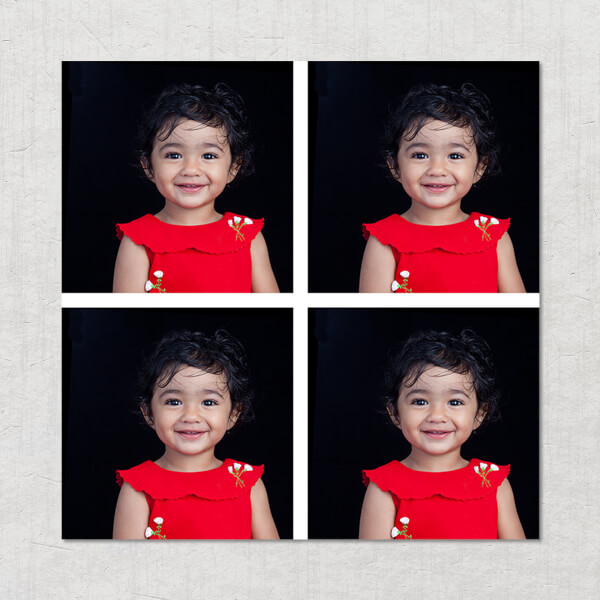 Custom 4 Pics Upload Design: Square Acrylic Photo Frame with Image Printing – PrintShoppy Photo Frames