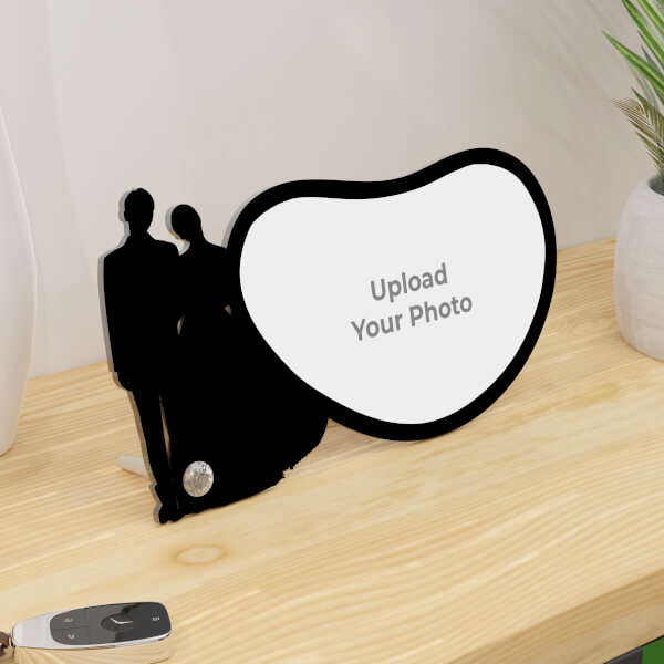 Custom Photo Upload On Wedding Memories Design Acrylic Photo Stand