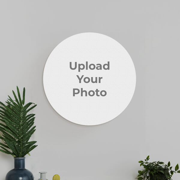 Custom Full Pic Upload Design: Round Aluminium Photo Frame with Image Printing – PrintShoppy Photo Frames
