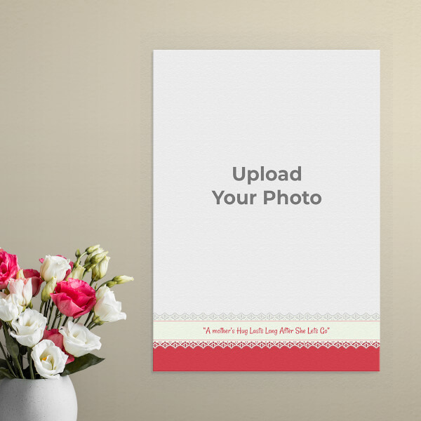 Custom Happy Birthday Mom Design: Portrait Aluminium Photo Frame with Image Printing – PrintShoppy Photo Frames