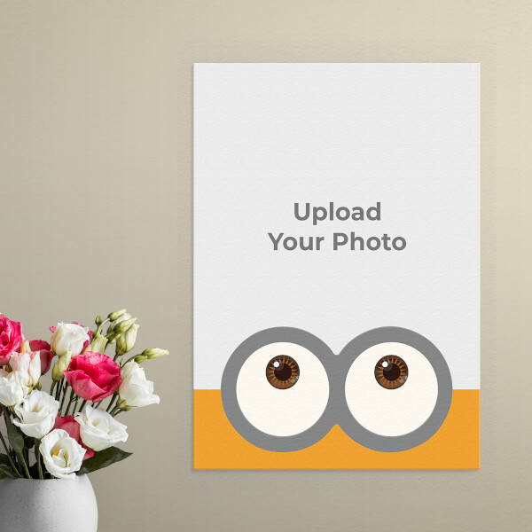 Custom I have Got Eyes On You Design: Portrait Aluminium Photo Frame with Image Printing – PrintShoppy Photo Frames