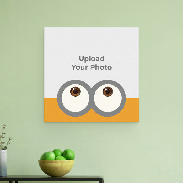 Custom I have Got Eyes On You Design: Square Aluminium Photo Frame with Image Printing – PrintShoppy Photo Frames