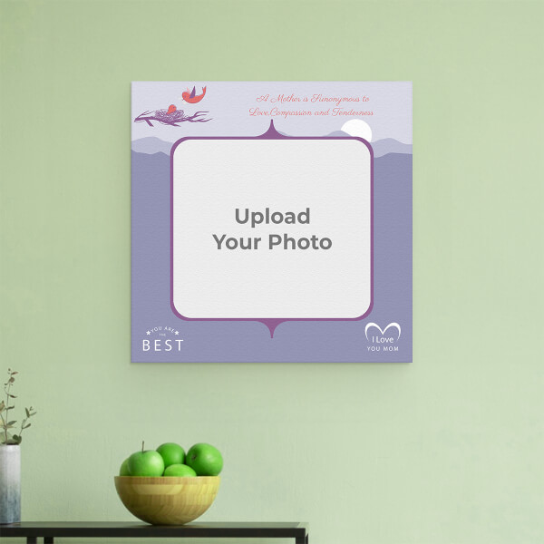 Custom You are the Best Mom Theme: Square Aluminium Photo Frame with Image Printing – PrintShoppy Photo Frames