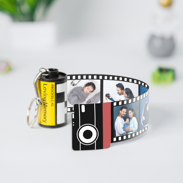 Camera Film Roll Keychain