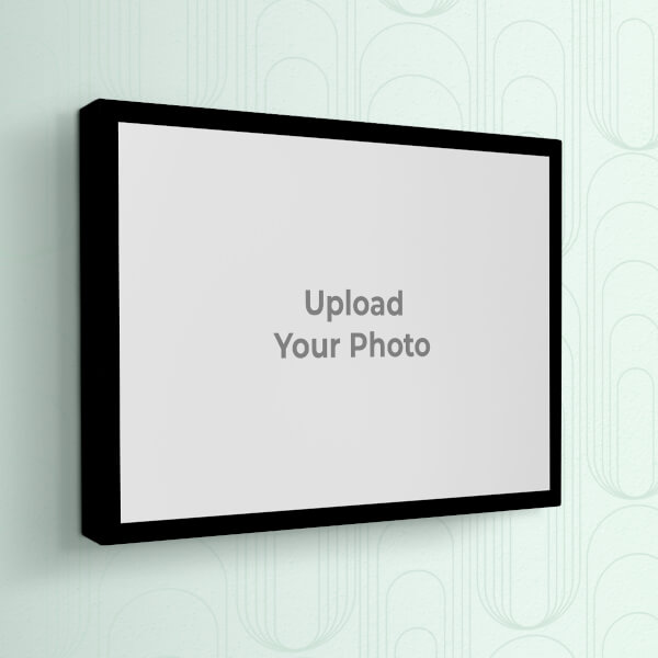 Custom Full Pic Upload with Border Design: Landscape canvas Photo Frame with Image Printing – PrintShoppy Photo Frames