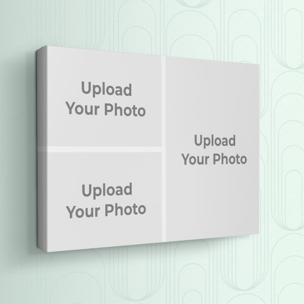 Custom 3 Pic Upload Design: Landscape canvas Photo Frame with Image Printing – PrintShoppy Photo Frames