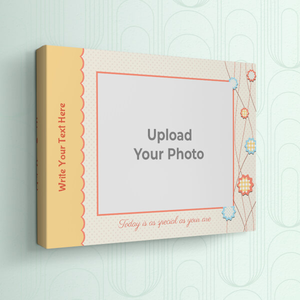 Custom Today is as Special Quotation Design: Landscape canvas Photo Frame with Image Printing – PrintShoppy Photo Frames