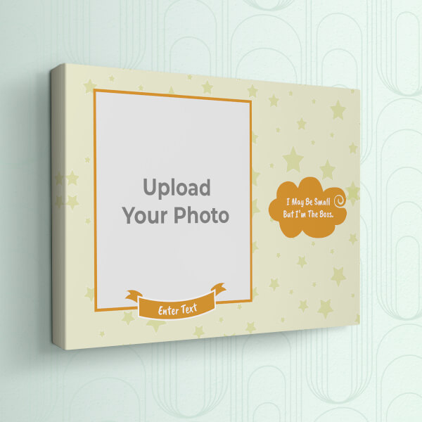 Custom Stars Background with Quotation Design: Landscape canvas Photo Frame with Image Printing – PrintShoppy Photo Frames