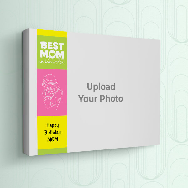 Custom Mom and Baby Line Art Design: Landscape canvas Photo Frame with Image Printing – PrintShoppy Photo Frames