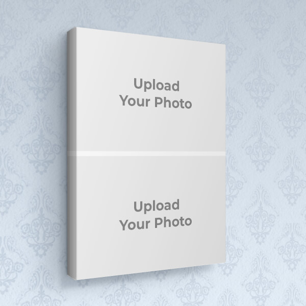 Custom 2 Pics Upload Design: Portrait canvas Photo Frame with Image Printing – PrintShoppy Photo Frames