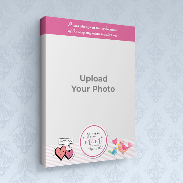 Custom Best Mom Design: Portrait canvas Photo Frame with Image Printing – PrintShoppy Photo Frames