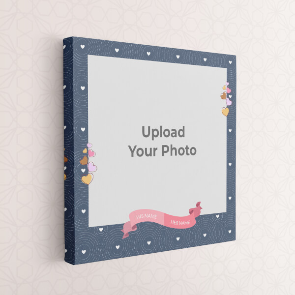 Custom Full Pic Upload Design: Square canvas Photo Frame with Image Printing – PrintShoppy Photo Frames