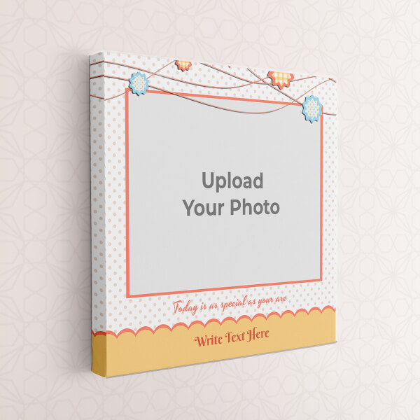 Custom Today is as Special Quotation Design: Square canvas Photo Frame with Image Printing – PrintShoppy Photo Frames