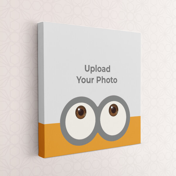Custom I have Got Eyes On You Design: Square canvas Photo Frame with Image Printing – PrintShoppy Photo Frames