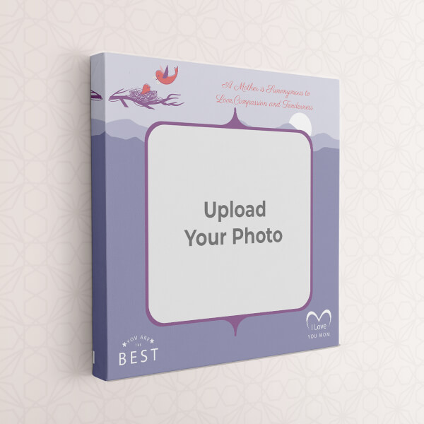 Custom You are the Best Mom Theme: Square canvas Photo Frame with Image Printing – PrintShoppy Photo Frames