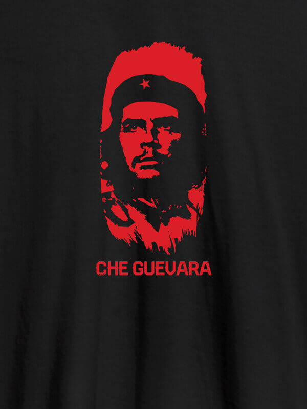 Custom Che Guevara On Black Color Customized Men Tees