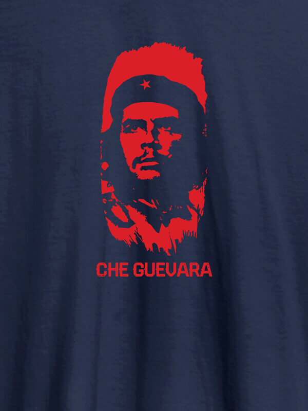 Custom Che Guevara On Navy Blue Color Customized Men Tees