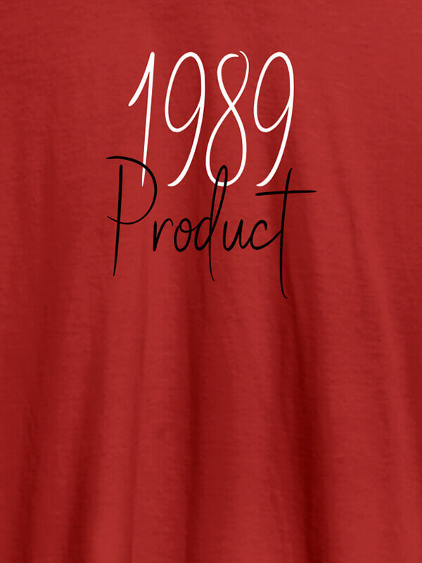 Custom Established on Year On Red Color Men T Shirts with Name, Text, and Photo