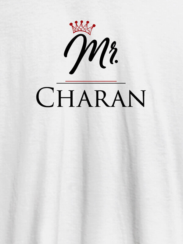 Custom Mr with Your Text On White Color Personalized Tshirt