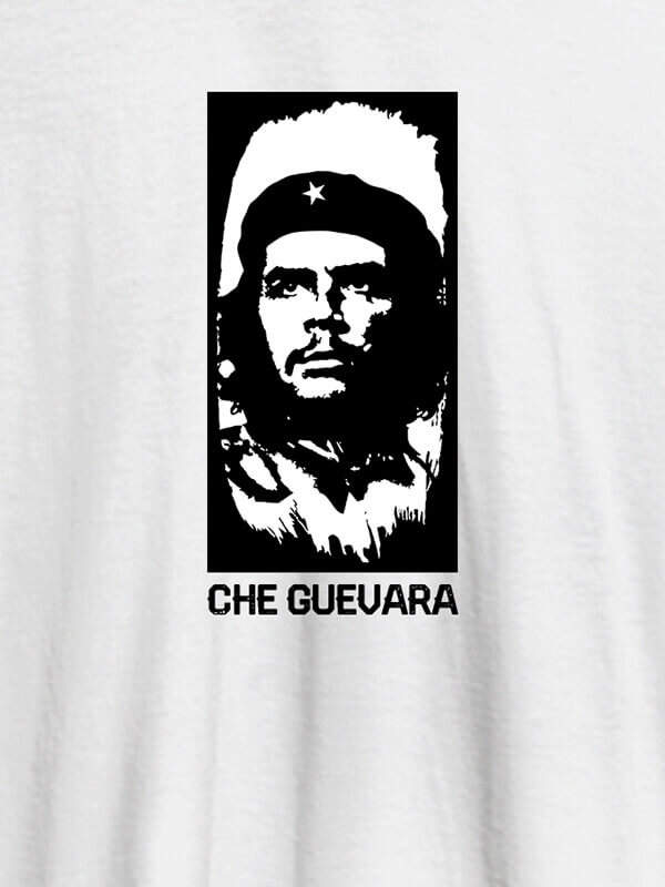 Custom Che Guevera On White Color Customized Men Tees