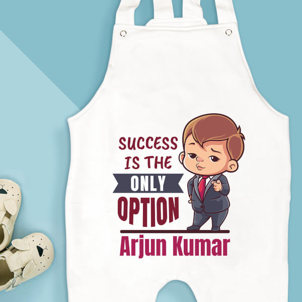 Custom Success is The Only Option Future Heros Dungaree Design