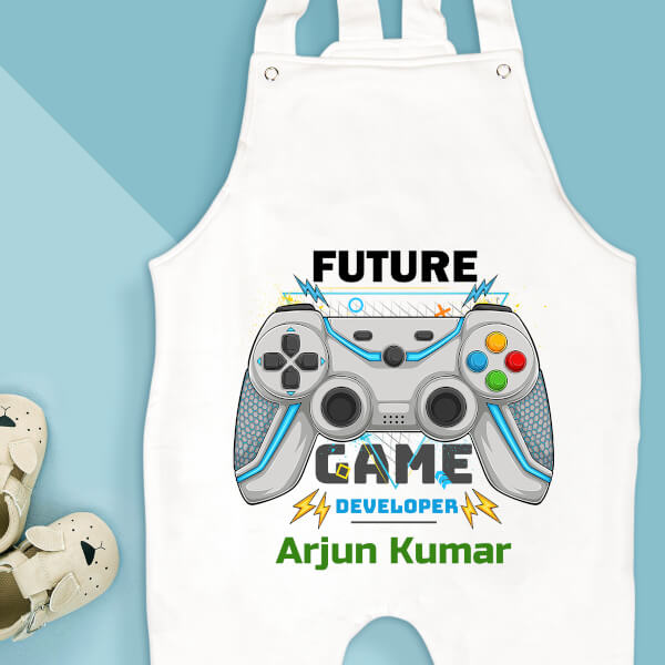Custom The Future Game Developer Future Heros Dungaree Design