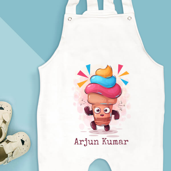 Custom The Dancing Ice Cream General Dungaree Design