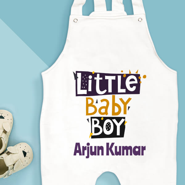 Custom Little Baby Boy New Born Dungaree Design