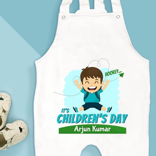 Custom Its Childrens Day Special Days Dungaree Design