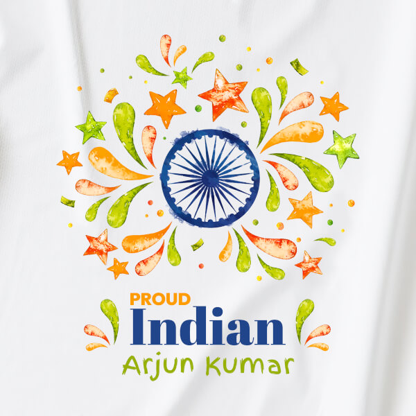Custom Proud Indian Special Days Dungaree Design