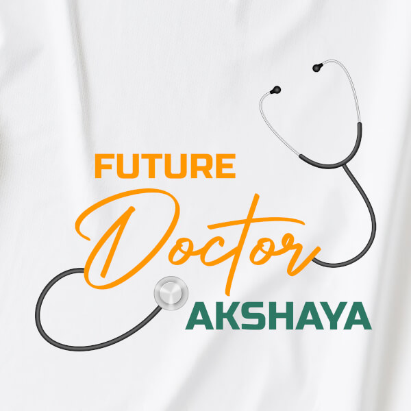 Custom The Future Doctor with Stethoscope Future Heros Hoodie Design