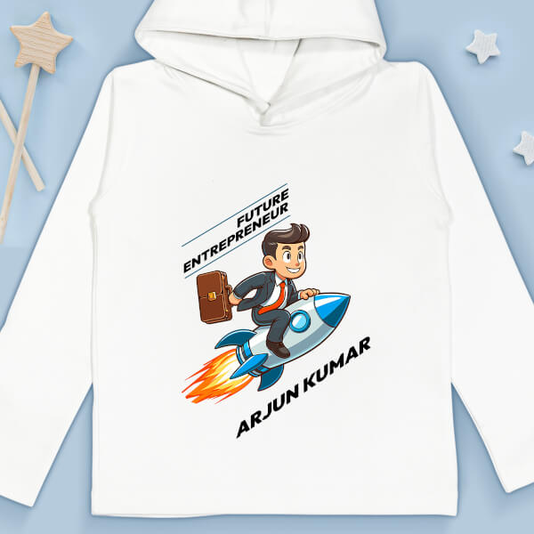 Custom The Future Entrepreneur Future Heros Hoodie Design