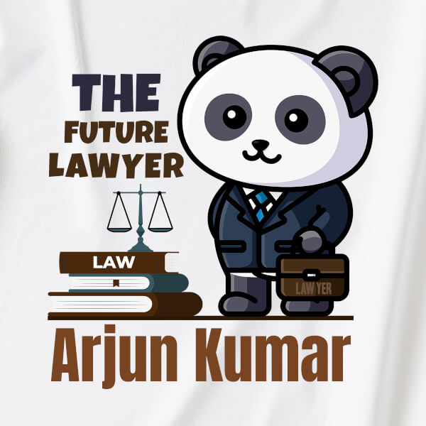Custom The Future Lawyer Cute Panda Future Heros Hoodie Design