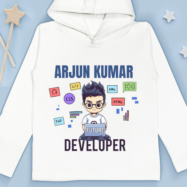 Custom The Future Web Developer Future Heros Hoodie Design