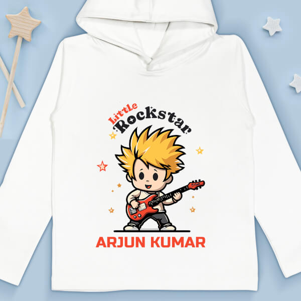 Custom The Little Rockstar Future Heros Hoodie Design