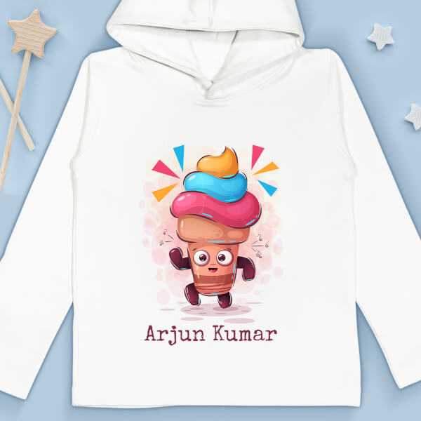 Custom The Dancing Ice Cream General Hoodie Design