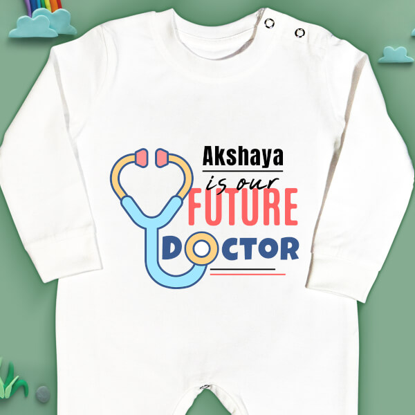 Custom Our Future Doctor Future Heros Jumpsuit Design