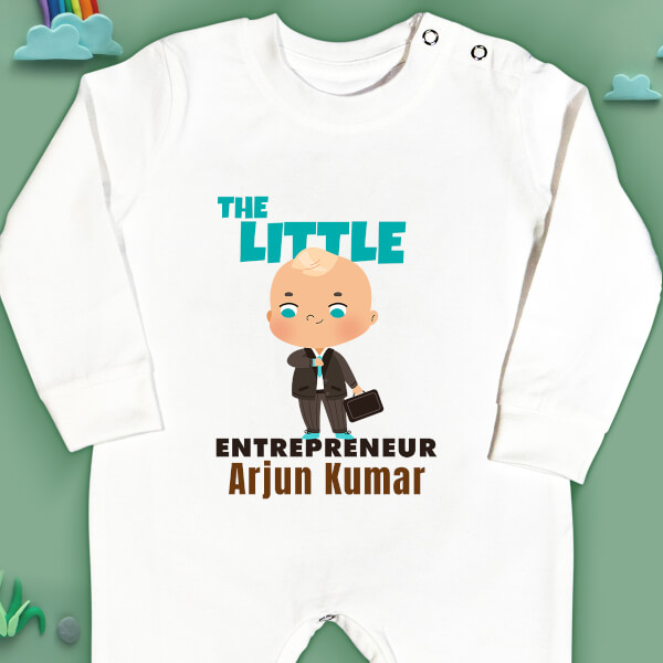 Custom The Little Entrepreneur Future Heros Jumpsuit Design