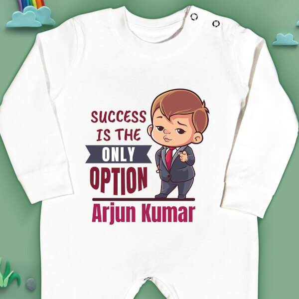 Custom Success is The Only Option Future Heros Jumpsuit Design