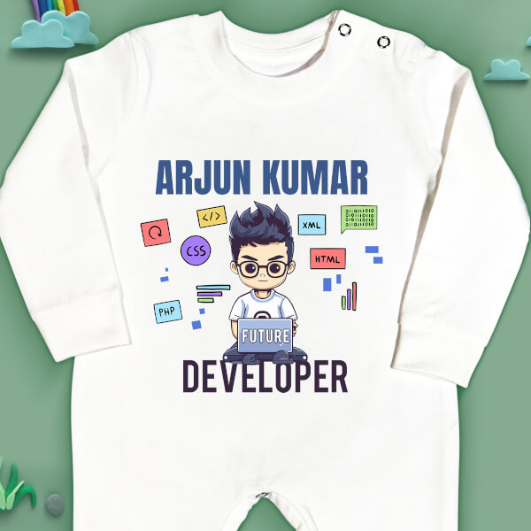 Custom The Future Web Developer Future Heros Jumpsuit Design