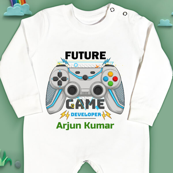 Custom The Future Game Developer Future Heros Jumpsuit Design