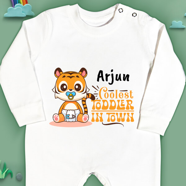Custom The Coolest Toddler in Town General Jumpsuit Design