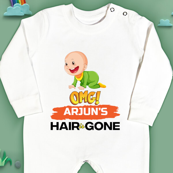 Custom OMG Hair is Gone Milestone Collection Jumpsuit Design