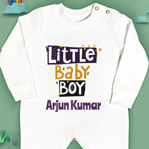 Custom Little Baby Boy New Born Jumpsuit Design