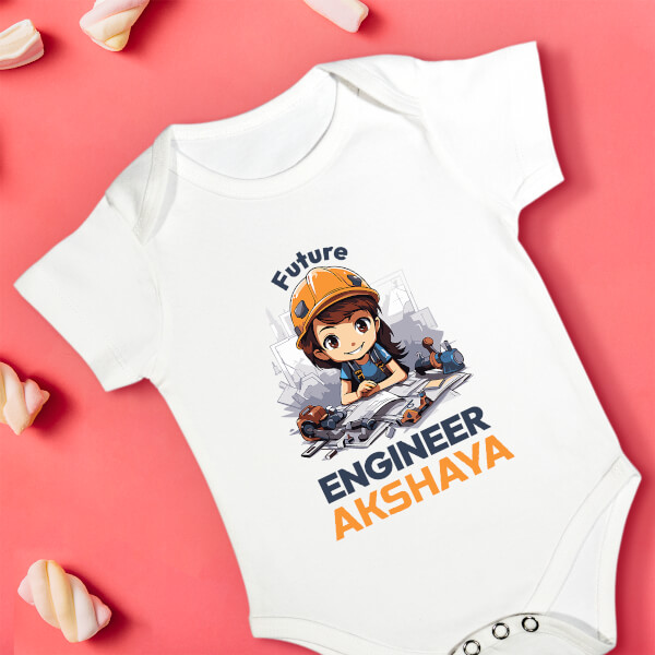 Custom The Future Engineer with Tools Future Heros Rompers Design