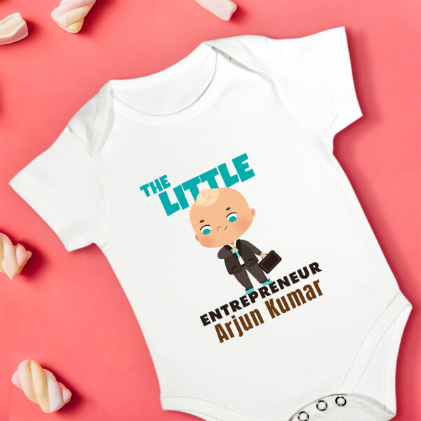Custom The Little Entrepreneur Future Heros Rompers Design